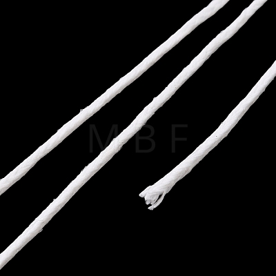 White Cotton Waxed Cord String Cord X-YC-D002-06-1