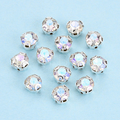 Sew on Rhinestone Montee Beads KK-T071-01D-01-1