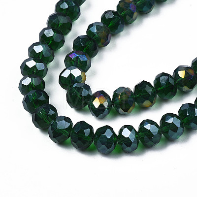 Electroplate Glass Beads Strands LS-EGLA-A034-T8mm-B28-1