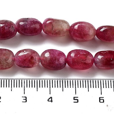 Dyed Natural Malaysia Jade Beads Strands G-P528-I03-01-1