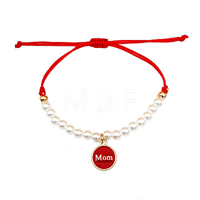 Mother's Day Alloy Enamel Charm Bracelets FS-WGE9C02-01-1