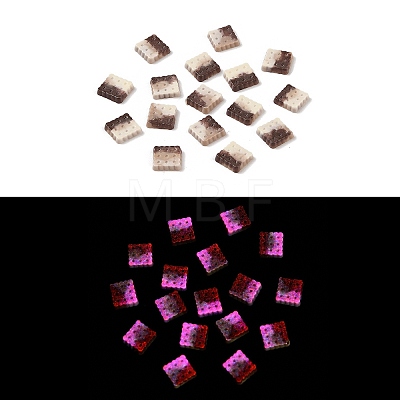 Luminous Resin Imitation Chocolate Decoden Cabochons RESI-K036-28A-01-1