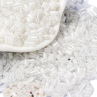 Glass Round Bugle Beads X-SEED-Z002-A-D01-1