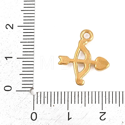 304 Stainless Steel Pendants STAS-D264-02G-1