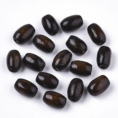 Spray Painted Natural Maple Wood Beads X-CD-TAC0003-01A-1