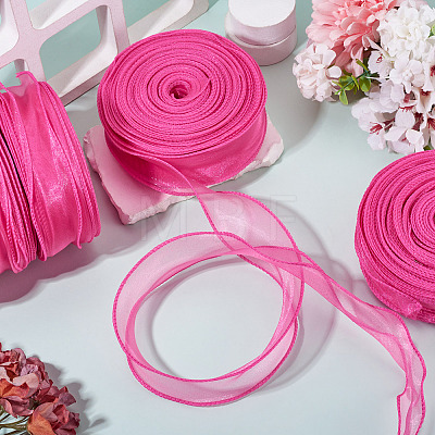 Polyester Mesh Ribbons SRIB-TAC0002-28B-03-1-1