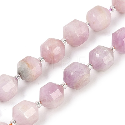 Natural Kunzite Beads Strands G-O201B-148H-1