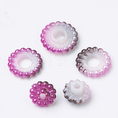 Imitation Pearl Acrylic Beads OACR-T004-12mm-02-1