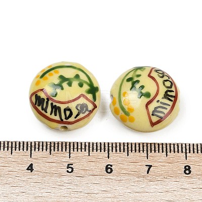 Handmade Porcelain Beads PORC-I029-08F-1