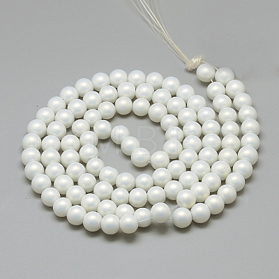 Glass Pearl Beads Strands DGLA-S115-8mm-K41-1