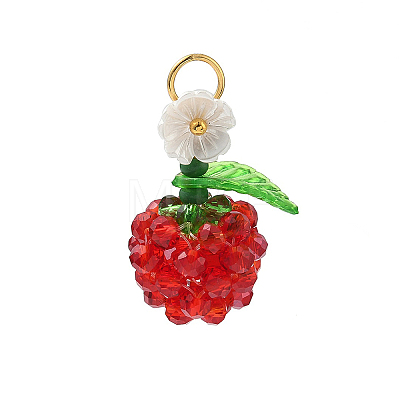 Transparent Glass Pendants PALLOY-MZ00905-04-1