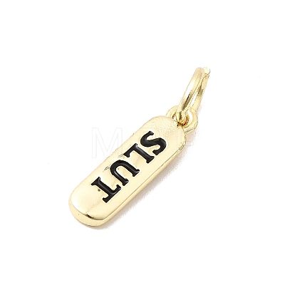 Brass Enamel Charms KK-P338-01G-A01-1