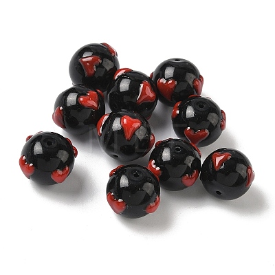 Handmade Glass Enamel Beads GLAA-K070-45B-1