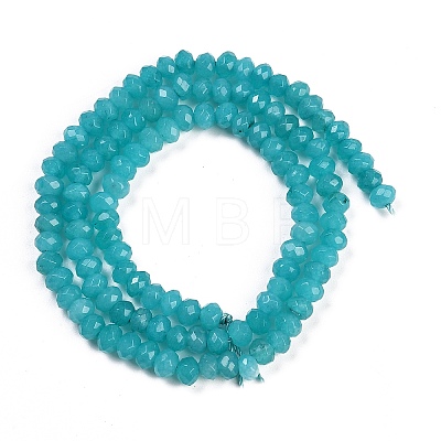 Natural White Jade Beads Strands X-G-Z069-01Q-1