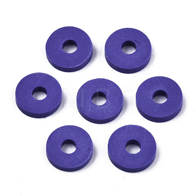 Handmade Polymer Clay Beads X-CLAY-Q251-6.0mm-100-1