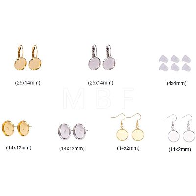 Brass Earring Hooks KK-PH0034-16-1