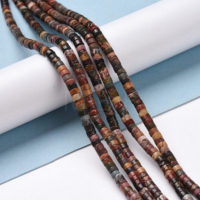 Synthetic Red Turquoise Beads Strands G-P468-18-1