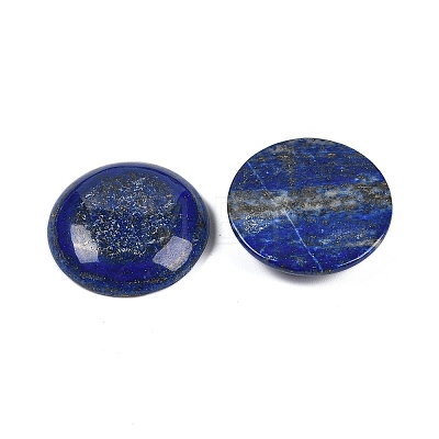 Natural Lapis Lazuli Cabochons G-H1596-FR-25mm-02-1