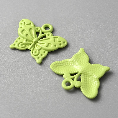 Baking Painted Alloy Pendants FIND-TAC0011-82A-1