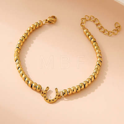 304 Stainless Steel Link Bracelets WG01C4C-08-1