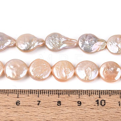 Natural Baroque Keshi Pearl Beads Strands PEAR-S018-02C-06-1