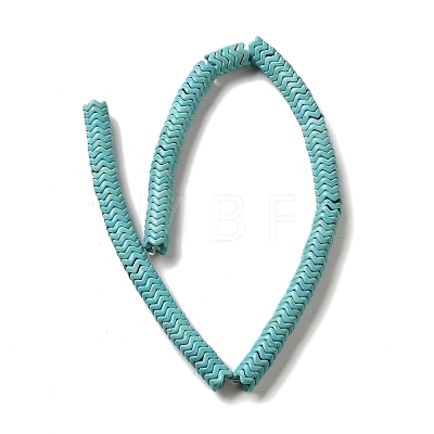 Synthetic Turquoise Dyed Beads Strands G-E594-21A-1