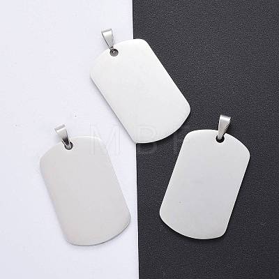 Anti-Tarnish 304 Stainless Steel Pendants STAS-I311-03A-P-1