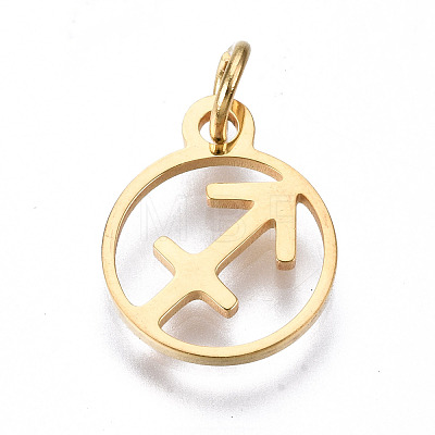 201 Stainless Steel Charms STAS-Q237-M003-8-1