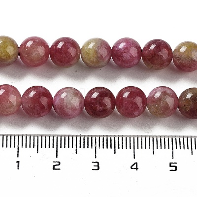 Natural Watermelon Tourmaline Bead Strands G-NH0006-A01-02-1