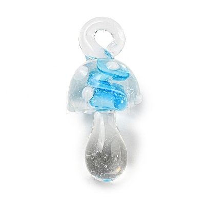 Handmade Lampwork Pendants LAMP-S067-02E-1