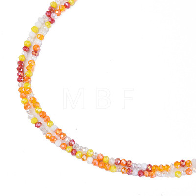 Glass Beads Strands GLAA-N051-11D-1