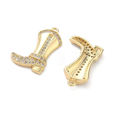 Brass Micro Pave Cubic Zirconia Pendants LS-KK-L260-21G-1