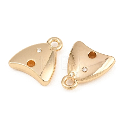 Alloy with Crystal Rhinestone Pendants RB-CBA83D5-18G-1