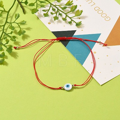 Adjustable Nylon Cord Braided Bead Bracelets X-BJEW-JB05543-02-1