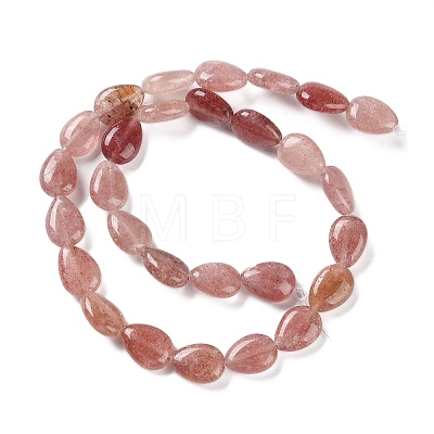 Natural Strawberry Quartz Beads Strands G-K357-A16-01-1