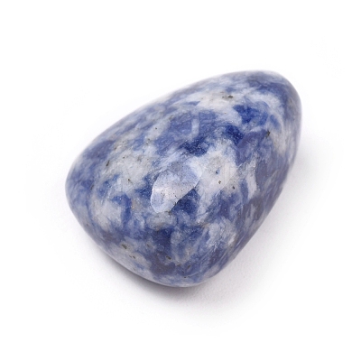 Natural Blue Spot Jasper Beads G-K302-A10-1