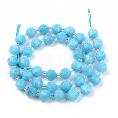 Natural Quartz Beads Strands G-R482-09-8mm-1-1