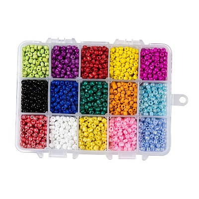 Glass Seed Beads SEED-JP0007-19-4mm-1