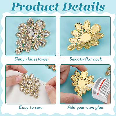 Teardrop Shape Hotfix Rhinestone DIY-FG0010-13A-1