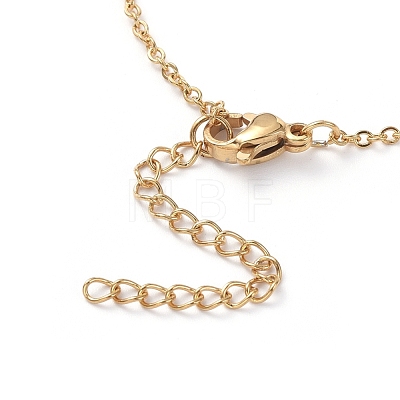 304 Stainless Steel Chain Necklaces NJEW-G335-26G-1