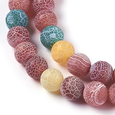 Natural Weathered Agate Beads Strands LS-G-P414-A02-1