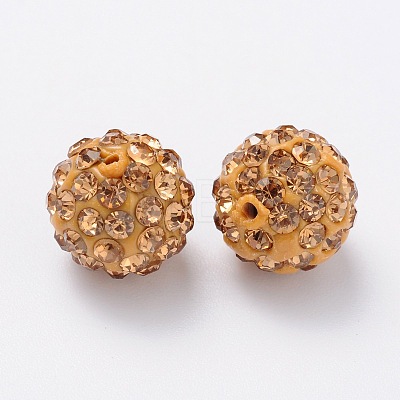 Pave Disco Ball Beads RB-H258-10MM-385-1