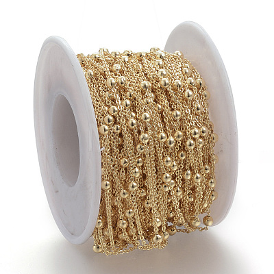 Soldered Brass Cable Chains KK-S332-17G-1