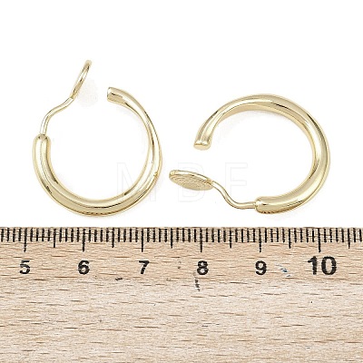 Brass Clip-on Earring Findings KK-F921-08B-G-1