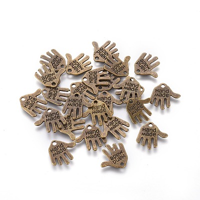 Tibetan Style Alloy Charms K095I071-1