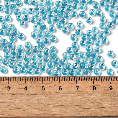 6/0 Transparent Colours Glass Seed Beads SEED-P006-01A-08-1