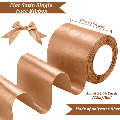 Flat Satin Single Face Ribbon OCOR-WH0060-81B-1