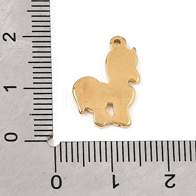 304 Stainless Steel with Red Enamel Pendants SA-CBAFCDF-04G-1
