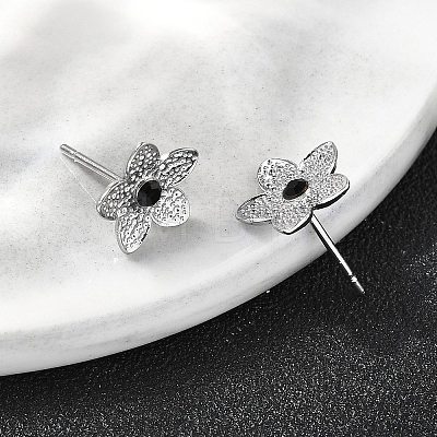 304 Stainless Steel Stud Earrings EJEW-F361-17P-1