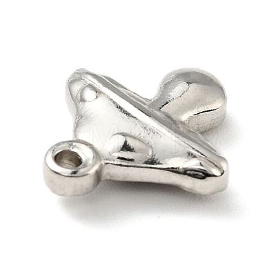 Non-Tarnish 201 Stainless Steel Machine Polishing Charms STAS-G261-30P-1